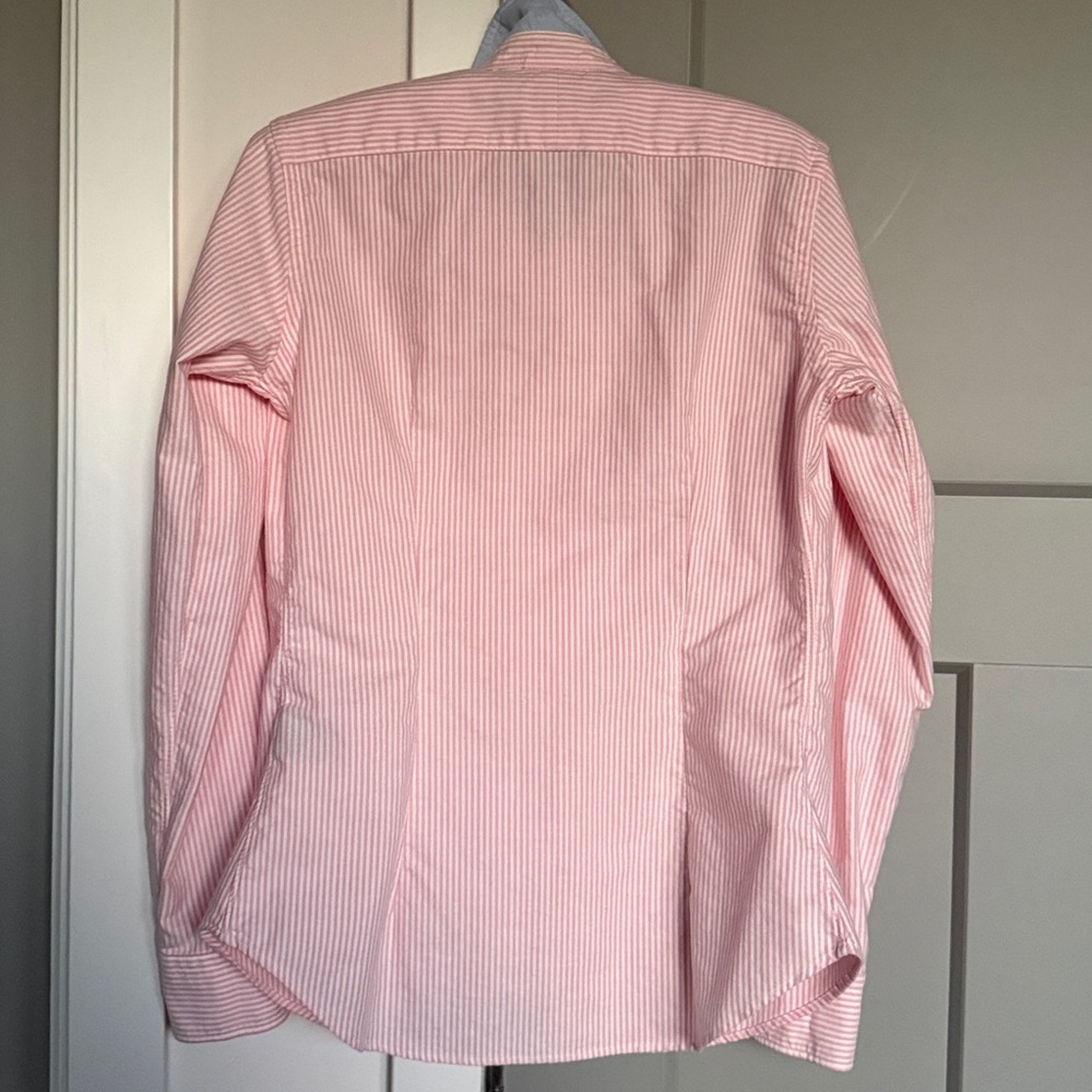 Ralph Lauren Pink and White Striped Dress Shirt - Picture 6 of 6